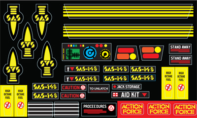 SAS Panther Sticker Sheet